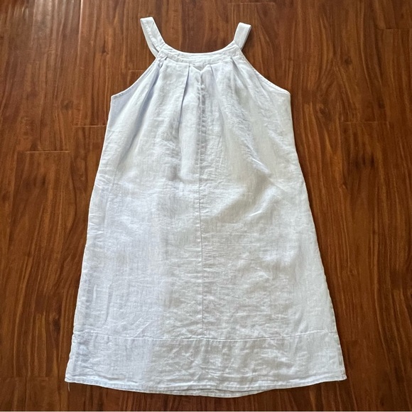 Malvin Hamburg-Germany Linen Light Blue Chambray Dress size Small - Picture 9 of 10